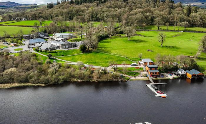 Nestled on the shores of Llyn Tegid in Eryri